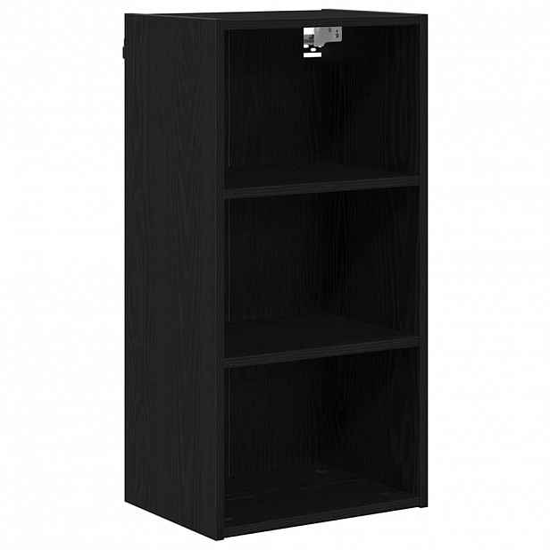 vidaXL Závěsná skříňka Černý dub 40 x 29,5 x 80 cm Kompozitní dřevo
