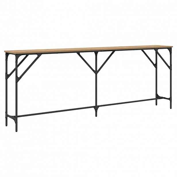 vidaXL Konzolový stolek dub artisan 200 x 29 x 75 cm