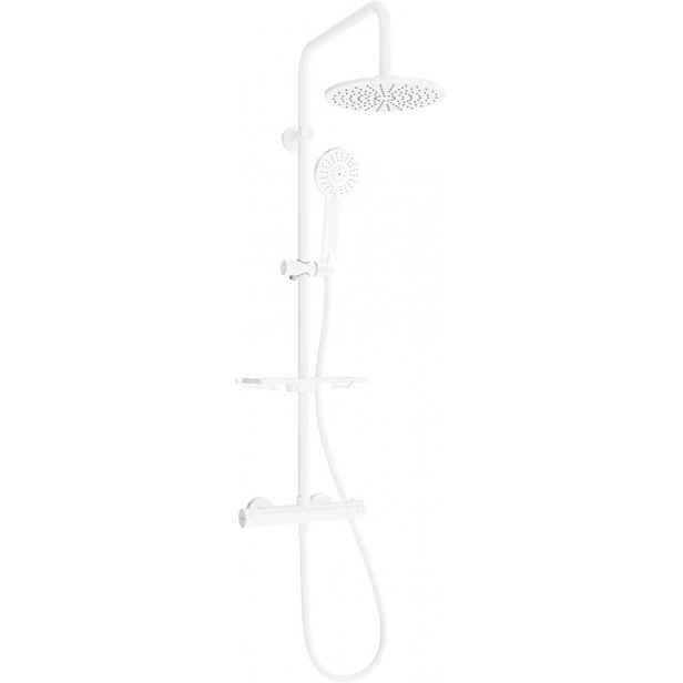 MEXEN - KT40 Sprchový sloup s termostatickou baterií bílé 771504093-20
