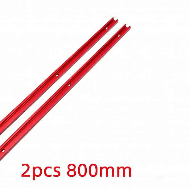 TEMU 2ks 19 Typ 800mm T-drážka pro dřevoobrábění, doplňky pro přípravky na stolní pilu, 3 barvy na výběr