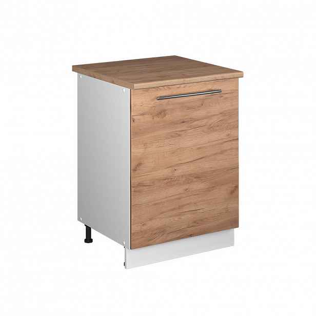 Vicco SKŘÍŇKA POD DŘEZ Fame-Line, Zlatý mocný dub/Bílá, 60 cm