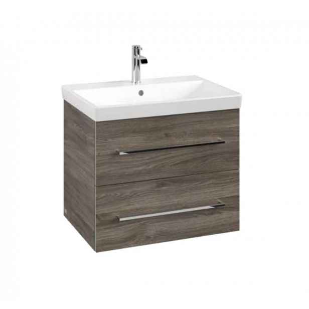 Villeroy & Boch Avento - Umyvadlová skříňka, 63x51x45 cm, 2 zásuvky, Stone Oak A89000RK