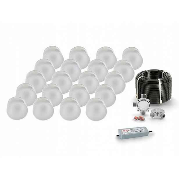 20x Led nájezdové svítidlo 12V IP68 Bc Kolo Ø 7,5