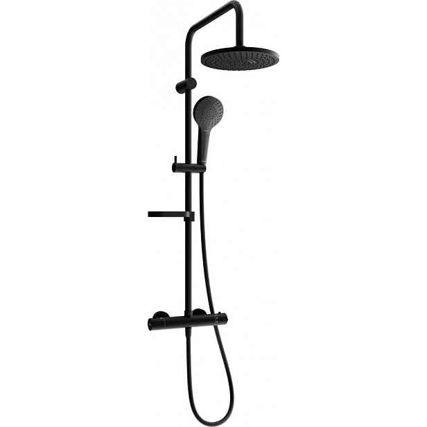 MEXEN - KX05 sprchový sloup s termostatickou baterií černá 771500591-70