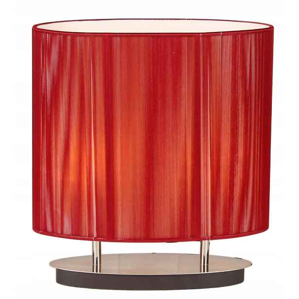 Stolní lampa noční červená stolní Abażur 60W