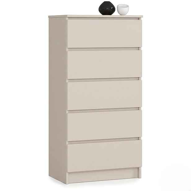 Ak furniture Komoda CLP K60 5SZ 60 cm kašmír