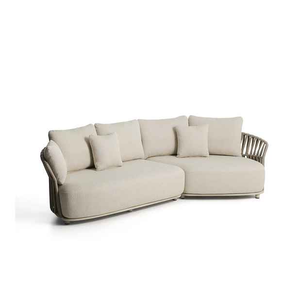 Béžová/taupe čalouněná zahradní pohovka Osani – Kave Home