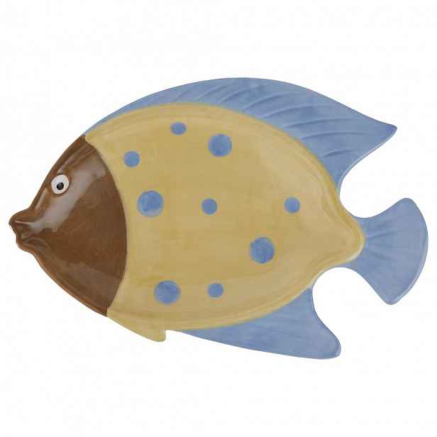 Butlers TAVERNA Talíř ryba 18 cm - žlutá
