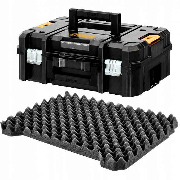 Kufr Tstak II DeWALT DWST1-70703 pěnová výplň Tstak vlna