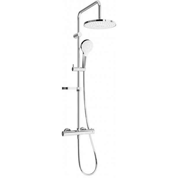 MEXEN - KX05 Sprchový sloup s termostatickou baterií, chrom / bílá 771500591-00