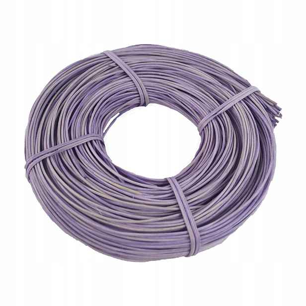 Rattan pastelově fialový materiál na pletení košů 2 mm 0,25 Kg 5002017-23