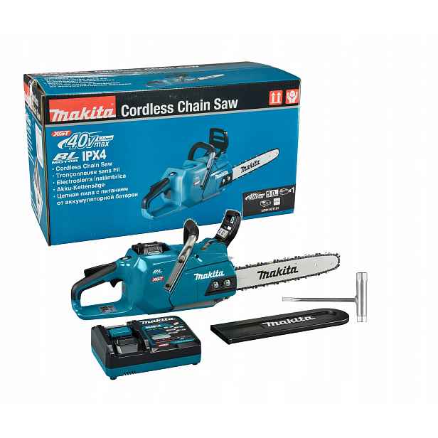 akumulátorová pila Xgt Makita UC011GT101 40v na baterie, řetězová pila