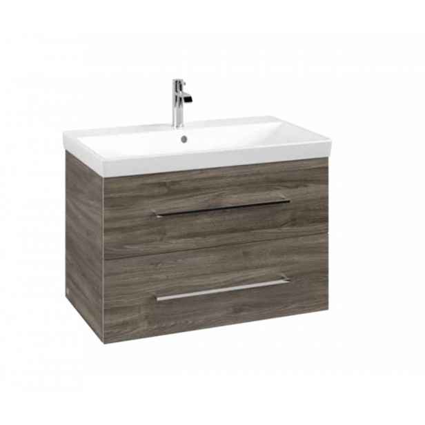 Villeroy & Boch Avento - Umyvadlová skříňka, 78x51x45 cm, 2 zásuvky, Stone Oak A89100RK