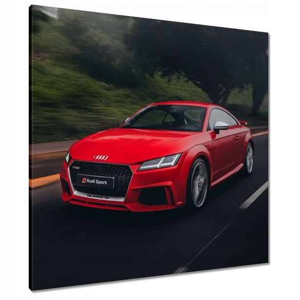 Obrazy 80x80 Červené Audi Auto