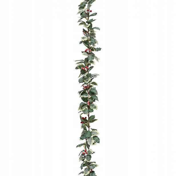 Girlanda Z Listů Cesmíny Zelená 180X8X12 CM, Vánoční Dekorace