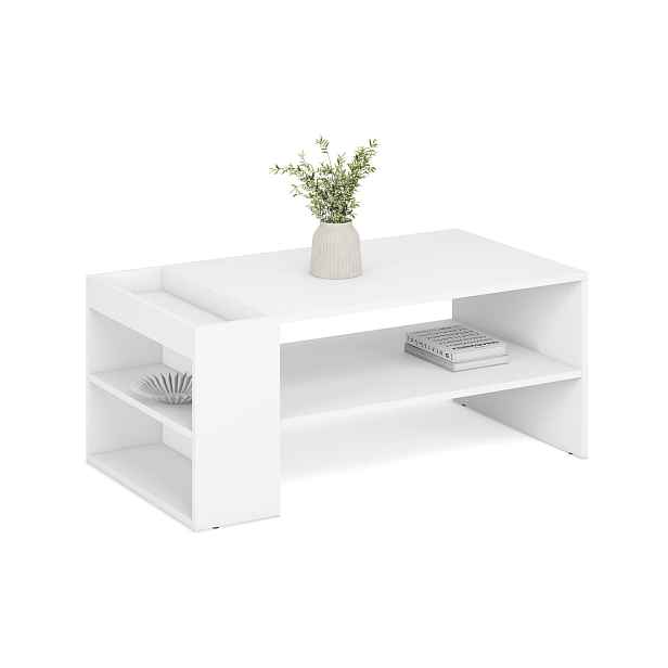 HALMAR Konfereční stolek MURCIA 100 cm bílý