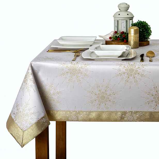 Ubrus odolný vůči skvrnám 140 cm x 200 cm, různé tvary