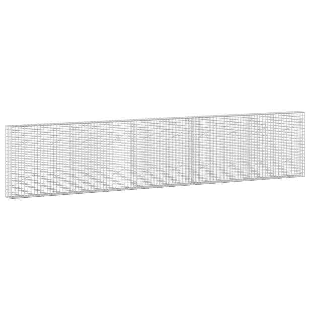 vidaXL Gabion s drátem 5 mm a síťkou 5x5 cm 500x20x100 cm