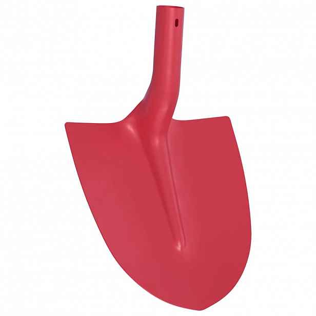 vidaXL Hlava lopaty Červená 39,5 x 27,5 cm Práškově lakovaná ocel