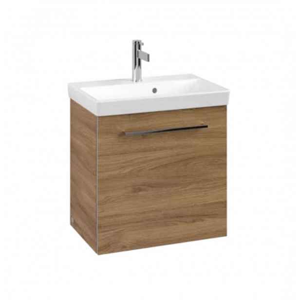 Villeroy & Boch Avento - Umyvadlová skříňka, 53x51x35 cm, 1 dvířka, Oak Kansas A88800RH