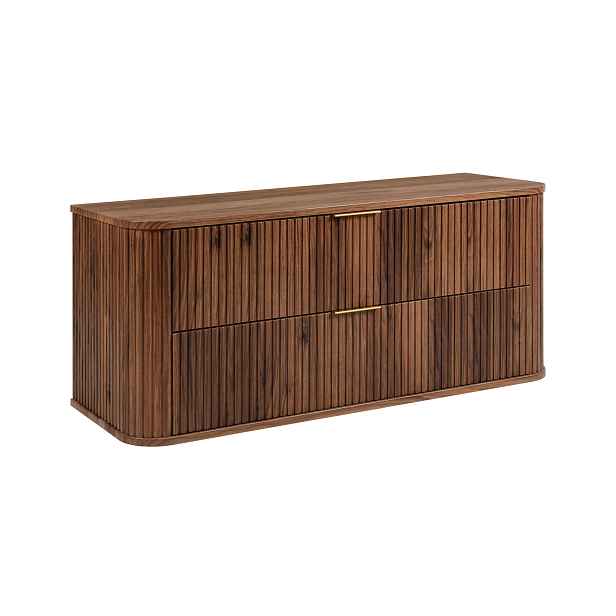 Elvisia Skříňka pod umyvadlo ELEGANCE Walnut | 120 cm