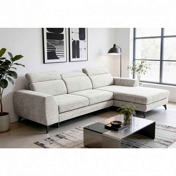 Livetastic ROHOVÁ SEDAČKA, textil, slonovinová