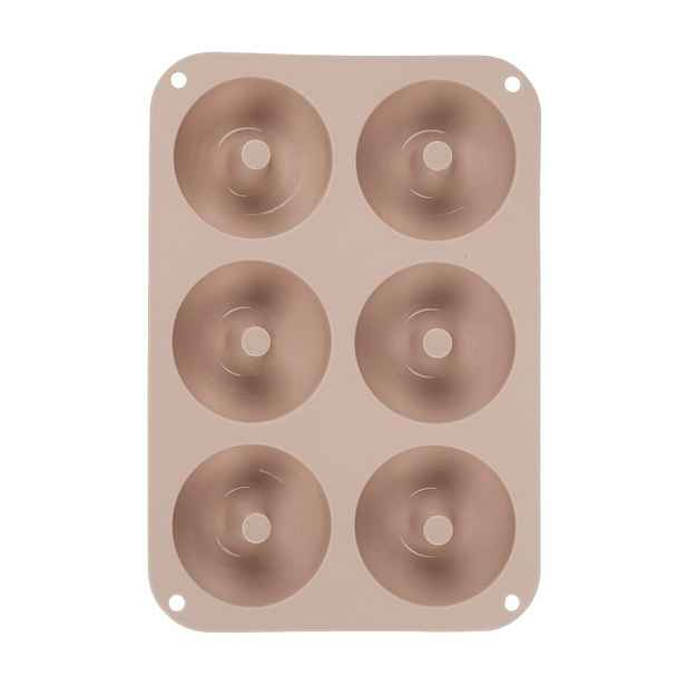 O Forma silikon donuty 6 béžová