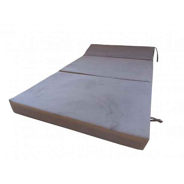 Skládací matrace pro hosty BEDDIO 120x200 - tmavě šedá