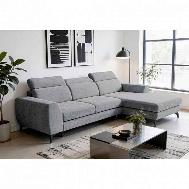Livetastic ROHOVÁ SEDAČKA, textil, antracitová