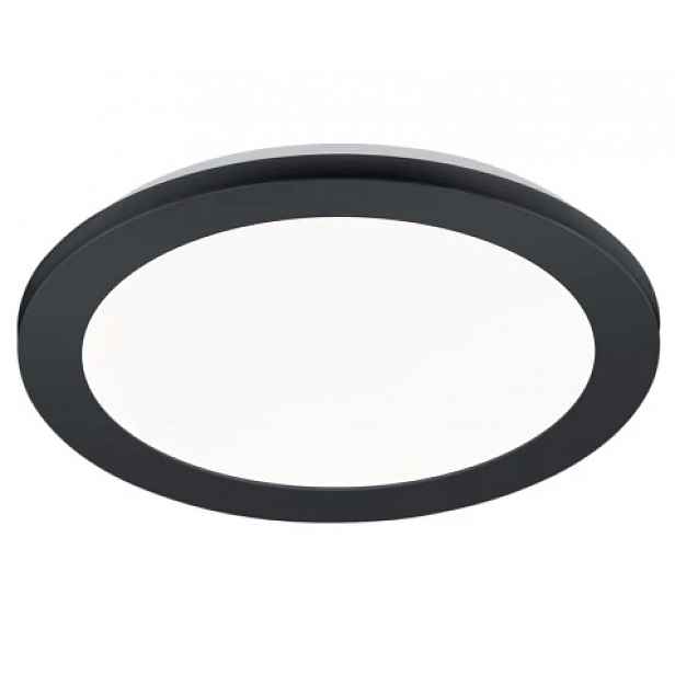 Stropní LED osvětlení Camillus 26 cm, kulaté, černé