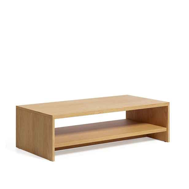 Konferenční stolek v dekoru dubu v přírodní barvě 60x120 cm Abilen – Kave Home