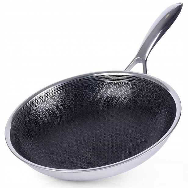 Ocelová Pánev Cookcell 24 CM Nepřilnavá Na Indukci