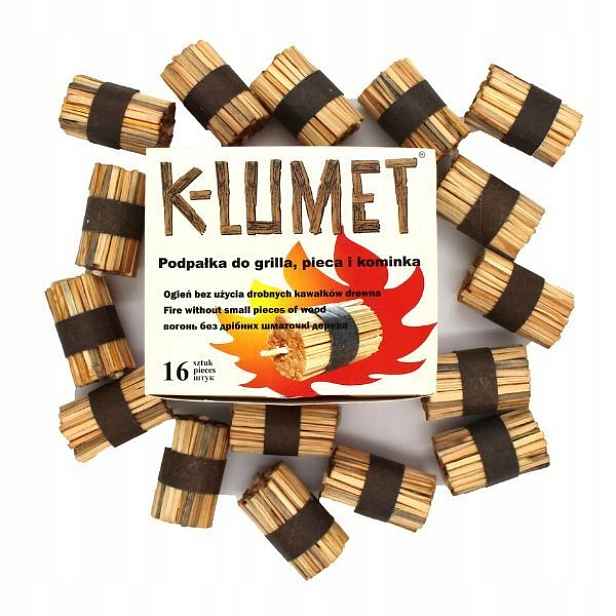 Podpalovač do krbu Ekologický 64 kusů Krb, Kamna K-lumet Přírodní