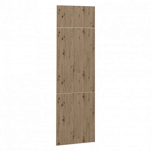Vicco KUCHYŇSKÁ DVÍŘKA R-Line Řemeslný dub 59.6 x 196 cm nábytková čela pro skříň k vestavné lednici