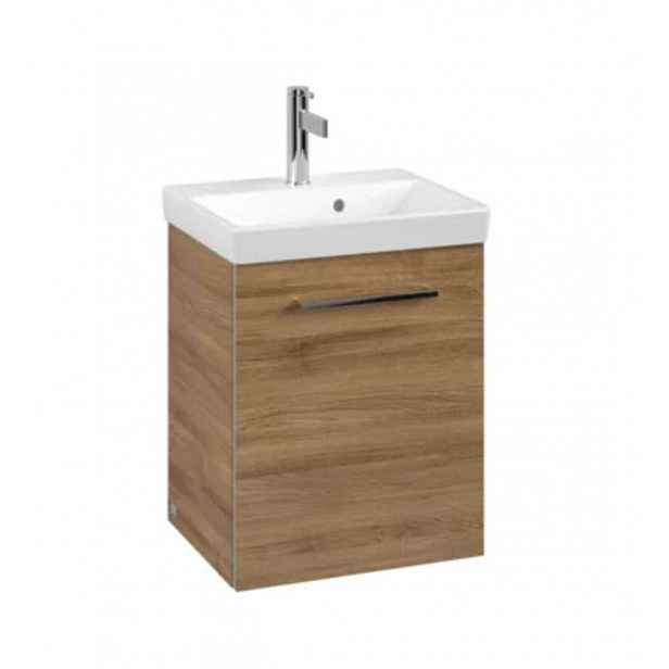 Villeroy & Boch Avento - Umyvadlová skříňka, 43x51x35 cm, 1 dvířka, Oak Kansas A88700RH