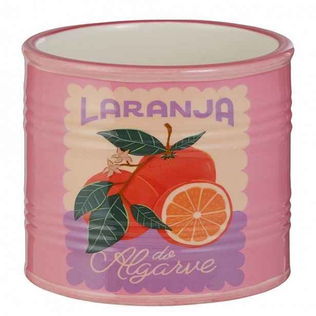 Butlers TIN Květináč pomeranč 9 cm - růžová