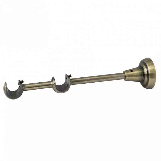 Drźak dvojity 19/19 mm zlato antik