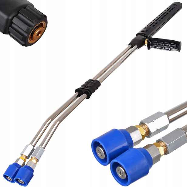 Lanka Dvojitá 2v1 1100mm Mytí A Splachování náhrada Karcher Hd Hds M22