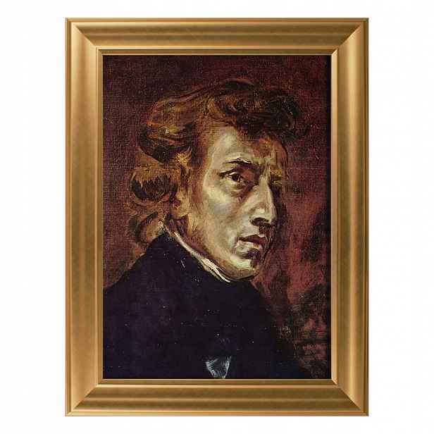 Obraz Portrét Fryderyka Chopina Romantik Delacroix