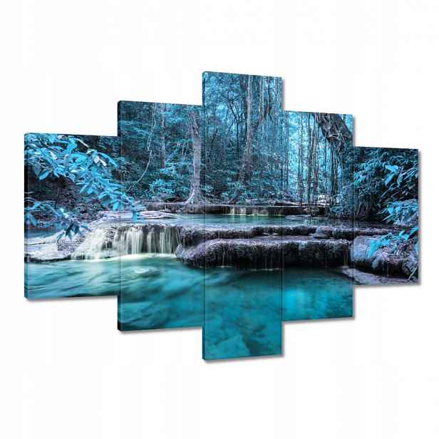 Obrazy 150x105 Erawan Modrý vodopád