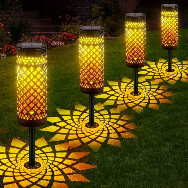 Solární zapichovací lampy Neemo 37 cm 4 ks