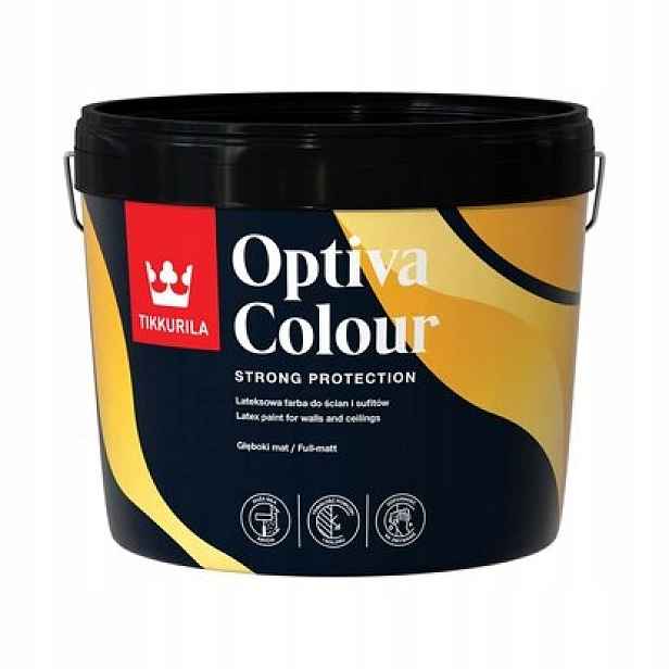 Tikkurila Optiva Colour Matt Latexová 9L Báze A (bílá)