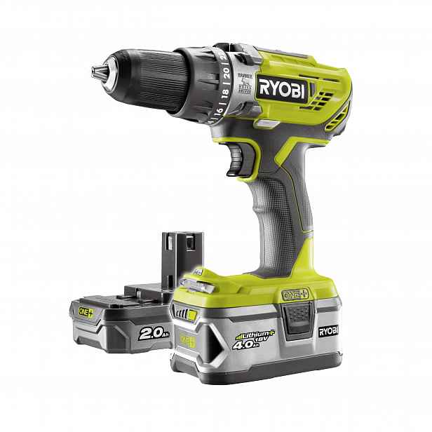 AKU příklepová vrtačka RYOBI R18PD3-242S RY5133003820