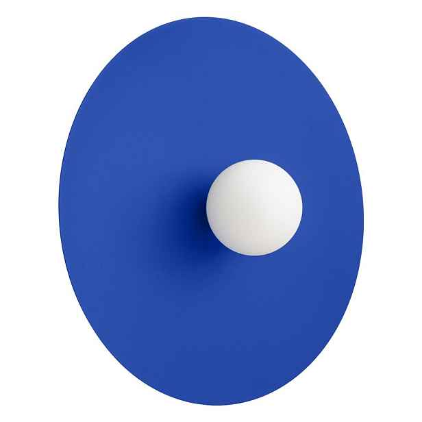 Tmavě modré kovové nástěnné svítidlo ø 50 cm AKE – Thoro