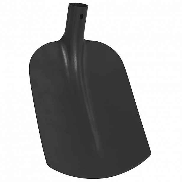 vidaXL Hlava lopaty Černá 34,5 x 24 cm Práškově lakovaná ocel