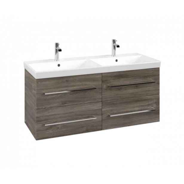 Villeroy & Boch Avento - Umyvadlová skříňka, 118x51x45 cm, 4 zásuvky, Stone Oak A89300RK
