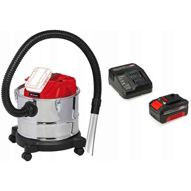 Einhell Vysavač Na Popel Te-av 18/15 Li 2351700 Sada Akumulátor 4,0AH