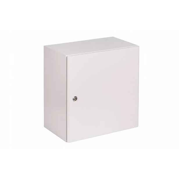 Hermetické pouzdro IP65 500x500x300 mm Šedé s montážní deskou Rh 553 Sabaj