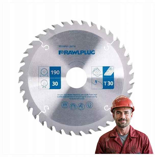 Kotoučová pila na dřevo 160 mm 20/16x36Z Rawlplug