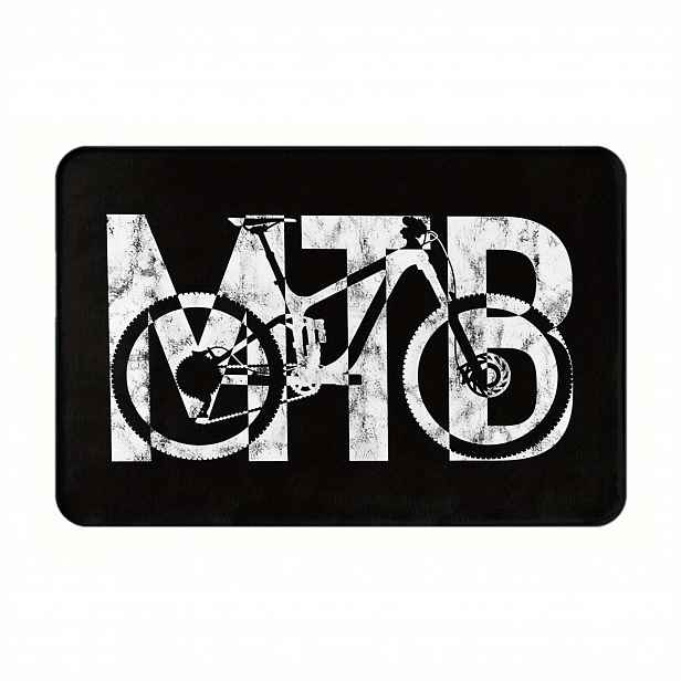 TEMU Rohožka s 2D potiskem horského MTB, cyklistický módní styl